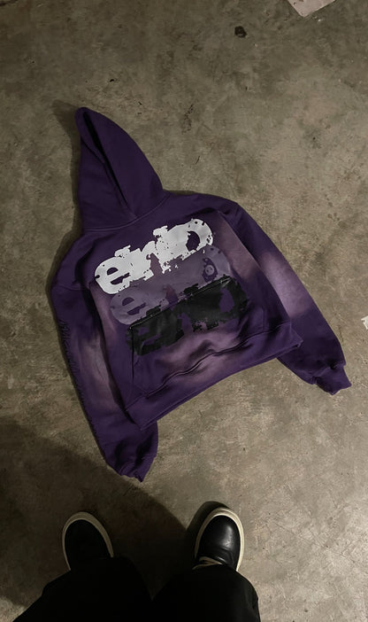 PURPLE END HOODIE